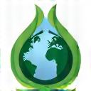 Icon with a leaf and a globe, representing sustainability.